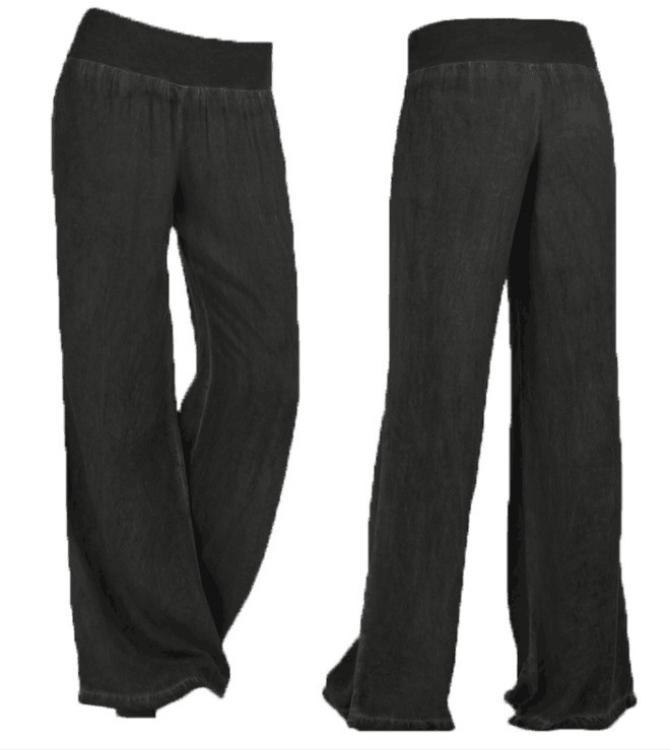 US$ 24.99 - Plus Size Fashion Loose Pure Color Yoga Pants - www ...