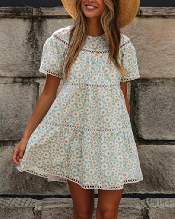 Daisy Chain Mini Dress