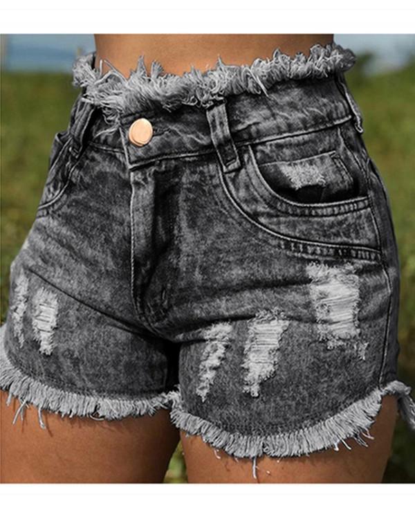 Basic casual sexy denim shorts Pants