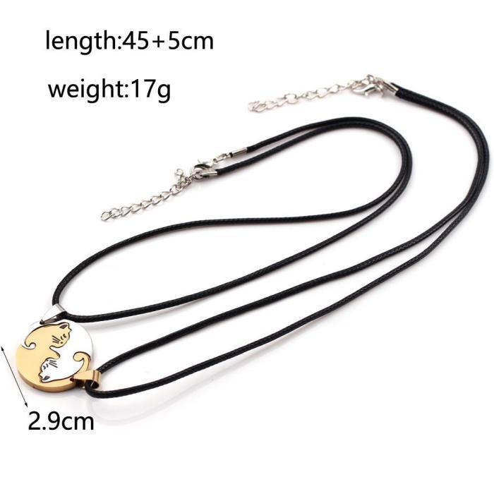 Cute Cat Couple’s Necklaces