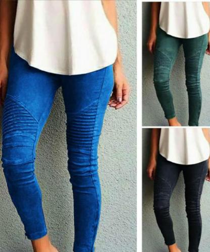 Ladies Fashion Casual Tight-fitting Elastic Pants