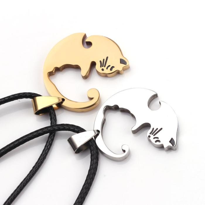 Cute Cat Couple’s Necklaces