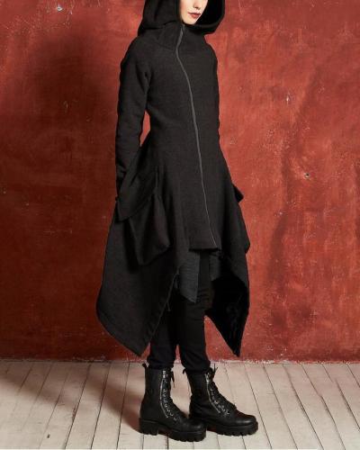 Fashion Longs Women Windbreaker Wram Plush Coat For Women