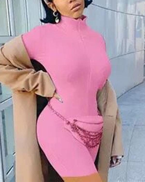 Streetwear Knitted Sexy Bodycon Jumpsuit Romper