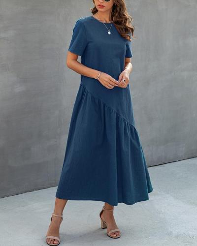 Fold Design Midi Dress