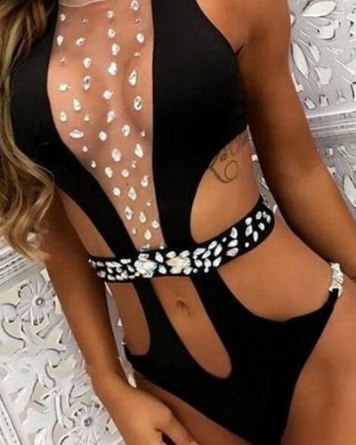 Diamond One Piece Swimsuit