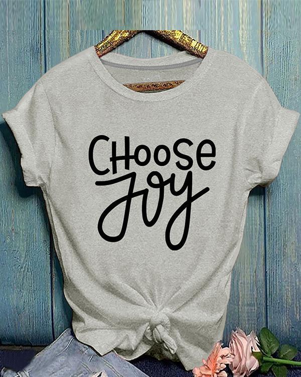 Lovely Casual Letter Print T-shirt