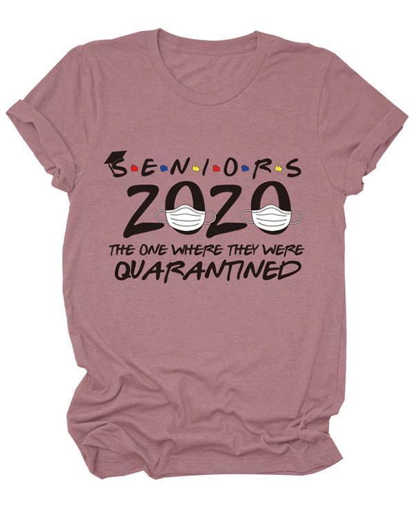 Seniors 2020 Women Casual Daily T shirt Tee