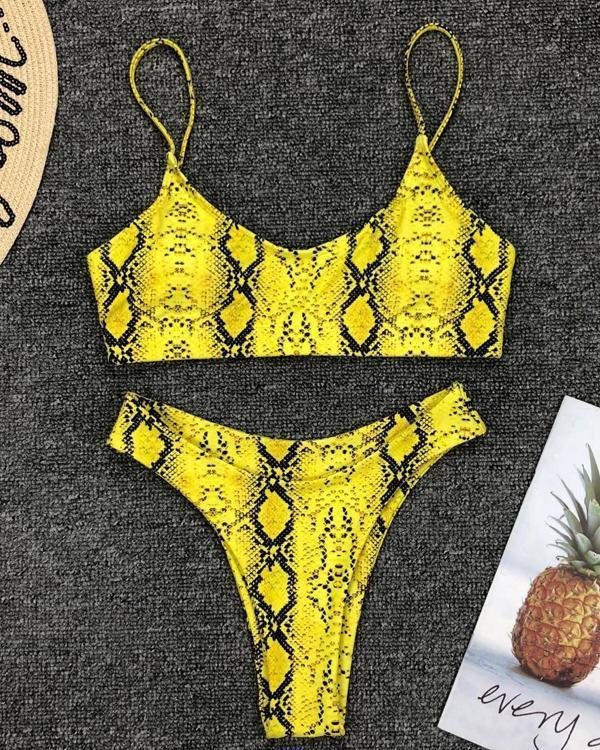 Sexy Leopard Print Bikini Set