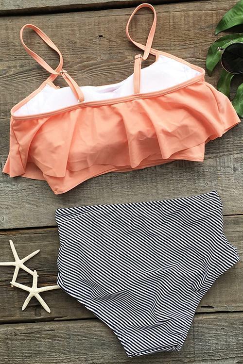 Seaside Gale High Waist Bikini Set