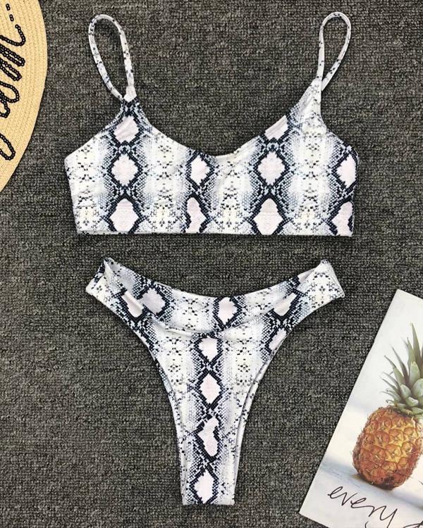 Sexy Leopard Print Bikini Set