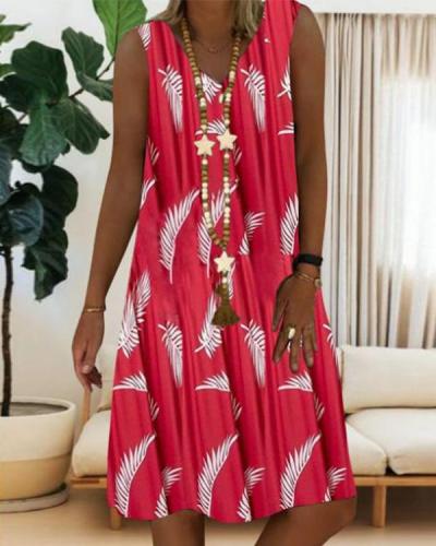 Women's Shift Dress Sleeveless Geometric Summer Casual Elegant Dress