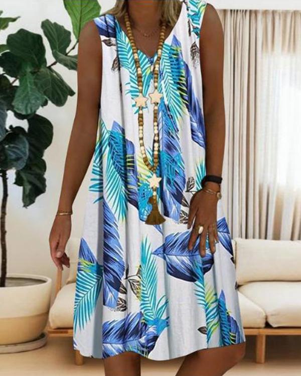 US$ 28.79 - Women's Shift Dress Sleeveless Geometric Summer Casual ...