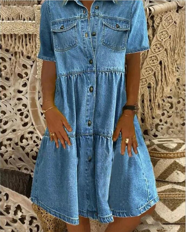 sky blue denim