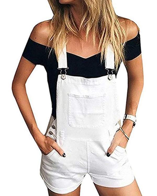Women's Casual Holiday Shorts Jumpsuit