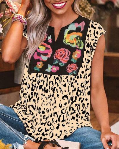 Wild Flower Embroidered Shift Tops
