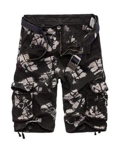Mens Military Shorts Camouflage Cotton Loose Work Casual Shorts