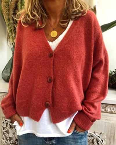 Winter Knitted Blend Casual Long Sleeve Sweater