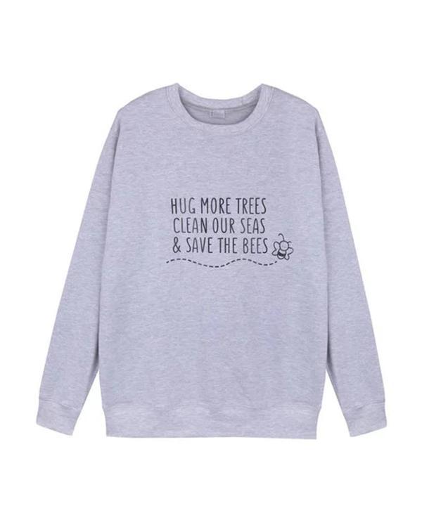 Casual Long Sleeve Crew Neck Sweatshirt