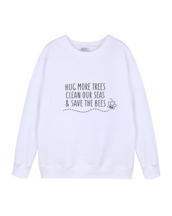 Casual Long Sleeve Crew Neck Sweatshirt