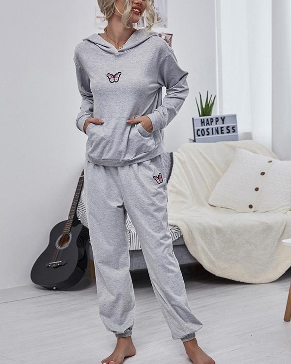 Casual Loose Hooded Sports Suits for Women