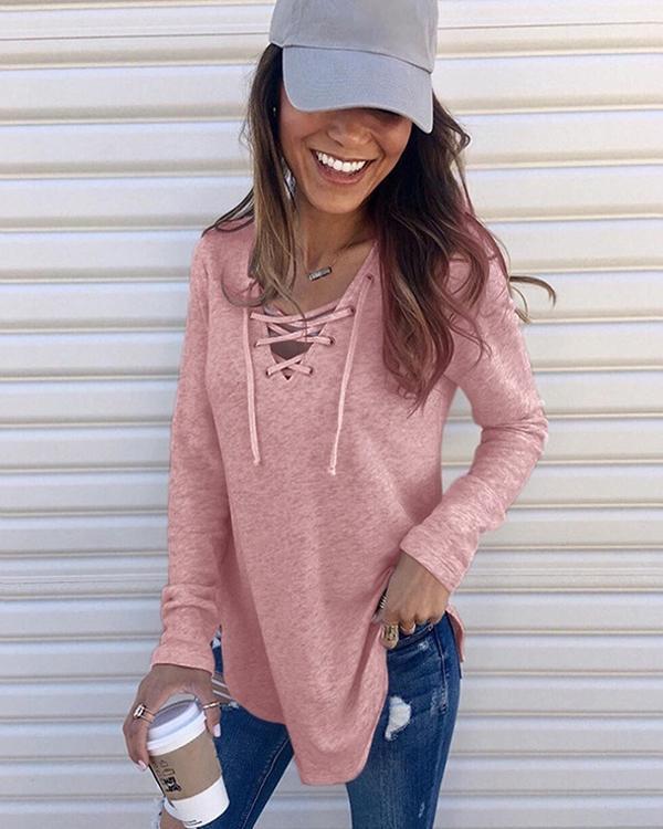 Women's Autumn and Winter Fashion Fashion Pullover Loose Tops