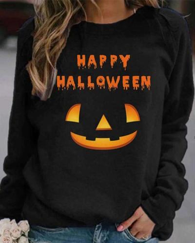 Halloween Print/Tie Dye Sweatshirt