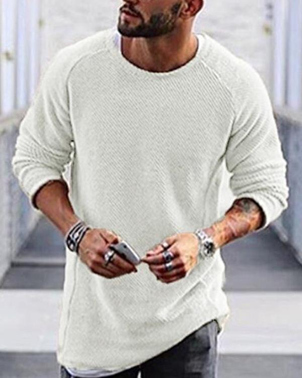 Basic Slim Long Sleeve Sweater