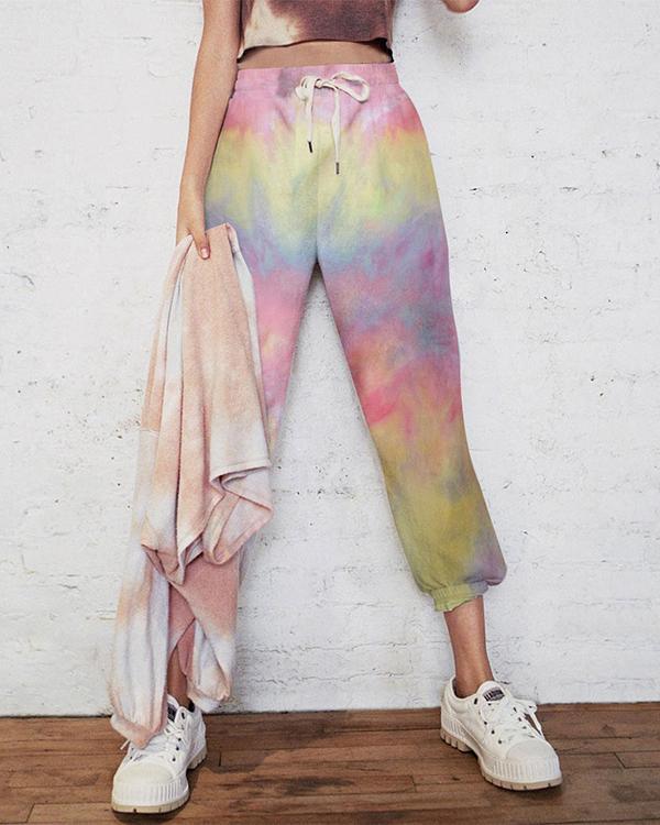 Women's Comfy Casual Tie Dye Sweatpants