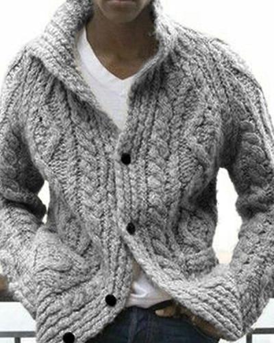 Men's Casual  Winter Sweater Outerwear