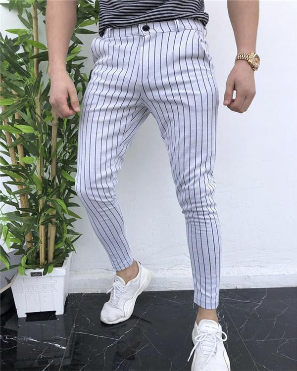 Striped Men's Fashion Casual Pants