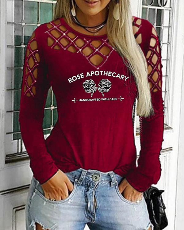 Women Sequins Cold Shoulder Long Sleeves Casual Sexy Blouses