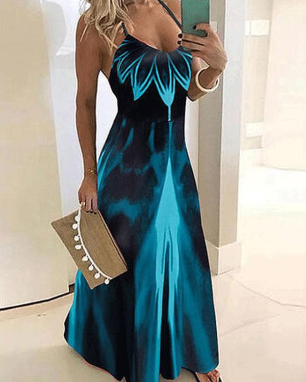 US$ 28.98 - Women's Ombre Sundress Sling Maxi Dress - www.narachic.com