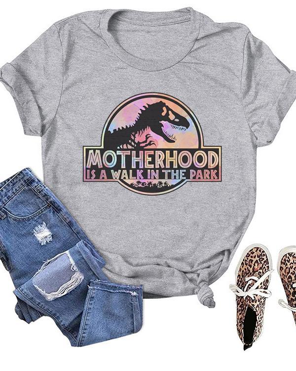 Motherhood Printed Daily Simple T-shirts