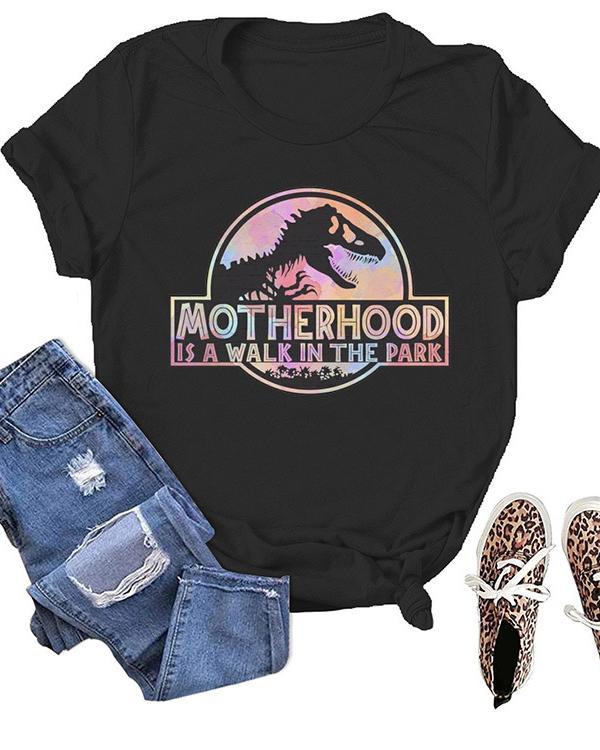 Motherhood Printed Daily Simple T-shirts