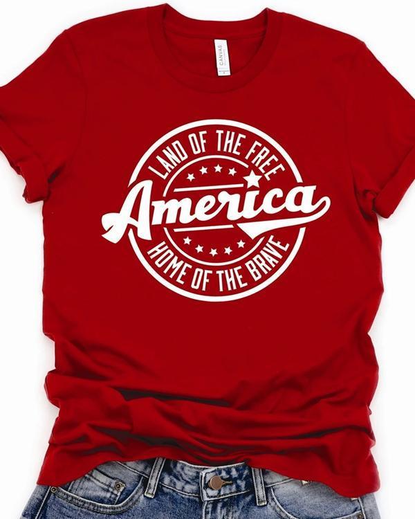 4th of July American T-shirt Tees