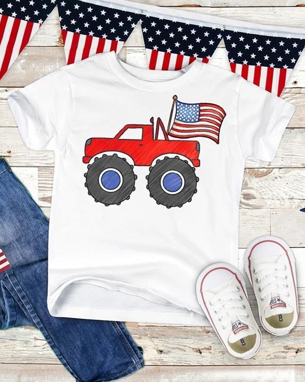 Cute Truck USA T-shirt Tees