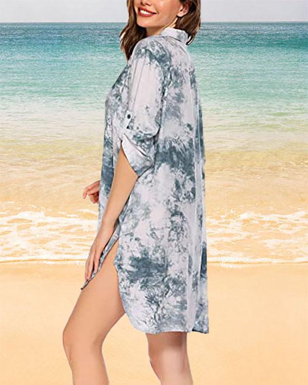 Women's Swimsuit Beach Cover Up Shirt-Bikini Beachwear Bathing Suit Beach Dress