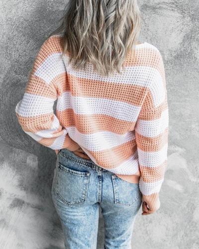 Autumn Fashion Striped Comfortable Sweater