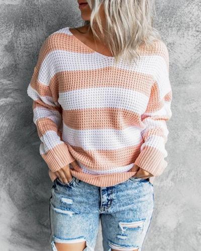 Autumn Fashion Striped Comfortable Sweater