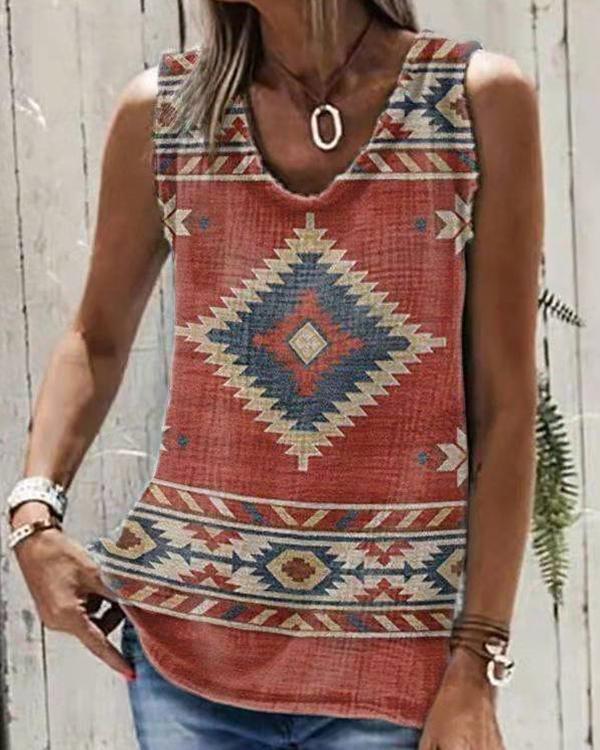 Tribe Totem Designer Women Sleeveless Vest