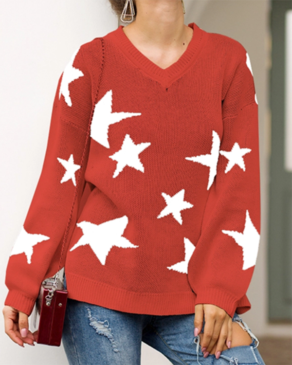 Fashion Lazy Wind Sweater Loose Sweater