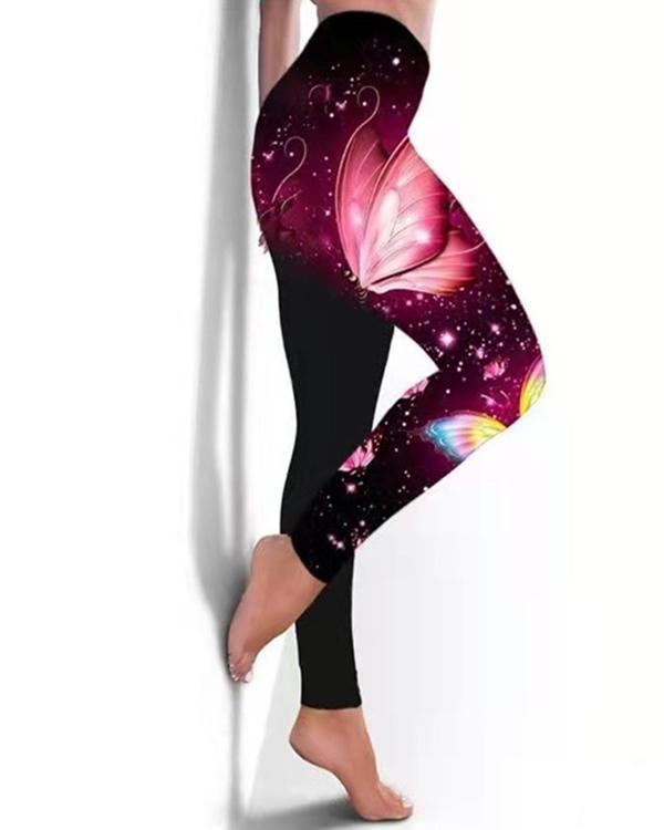 Fashion Print High Waist Leggings