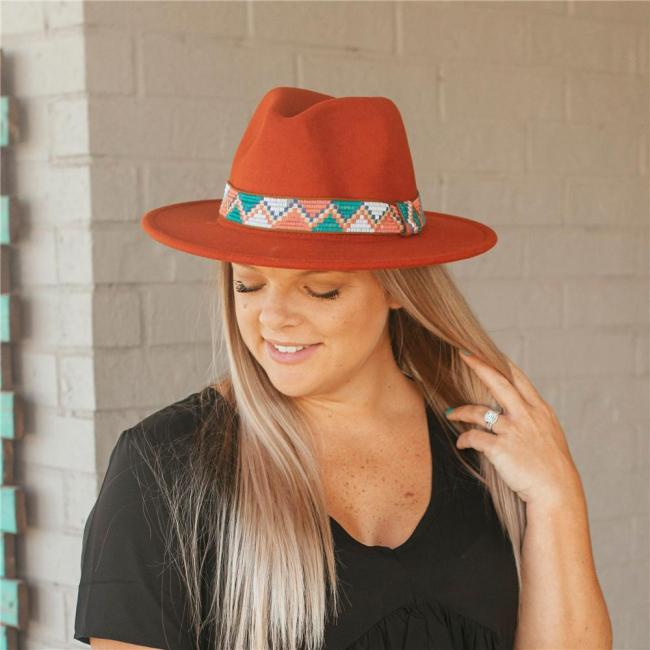 Aztec Felt Hat