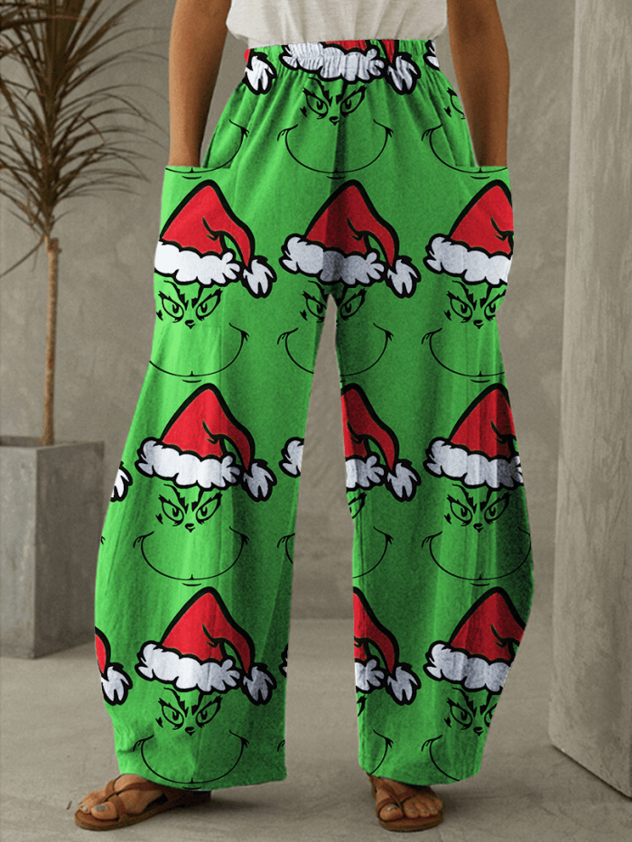 Christmas Funny Casual Loose Pants