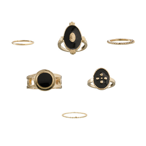 Simple Personality 6PCS Ring Set