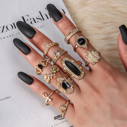 Personality Fashion 11PCS Ring Set