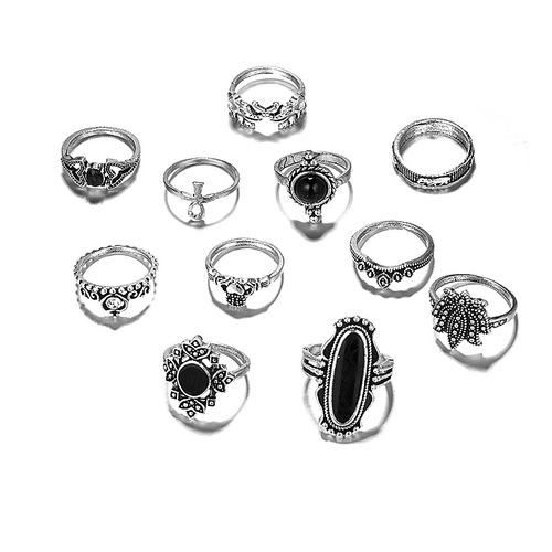 Personality Fashion 11PCS Ring Set