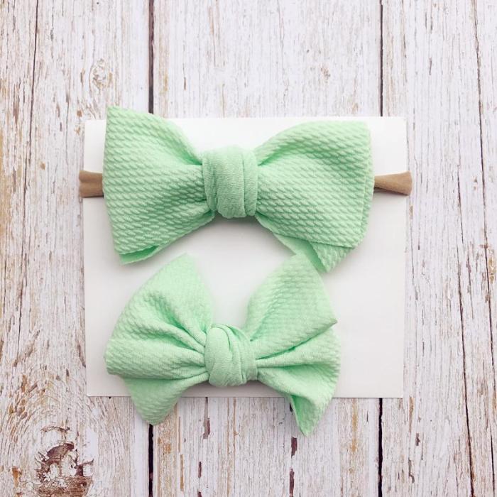 2-Piece Baby Bow Hair Band + Hair Clip