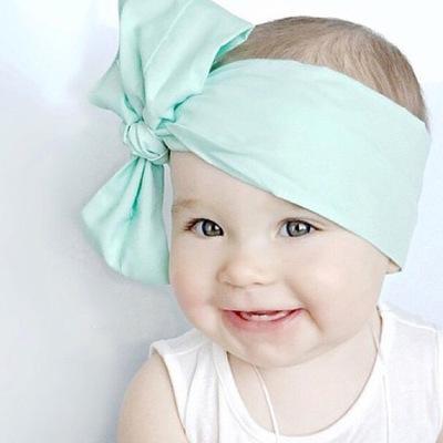 Baby Strap Retro Big Bow Headband